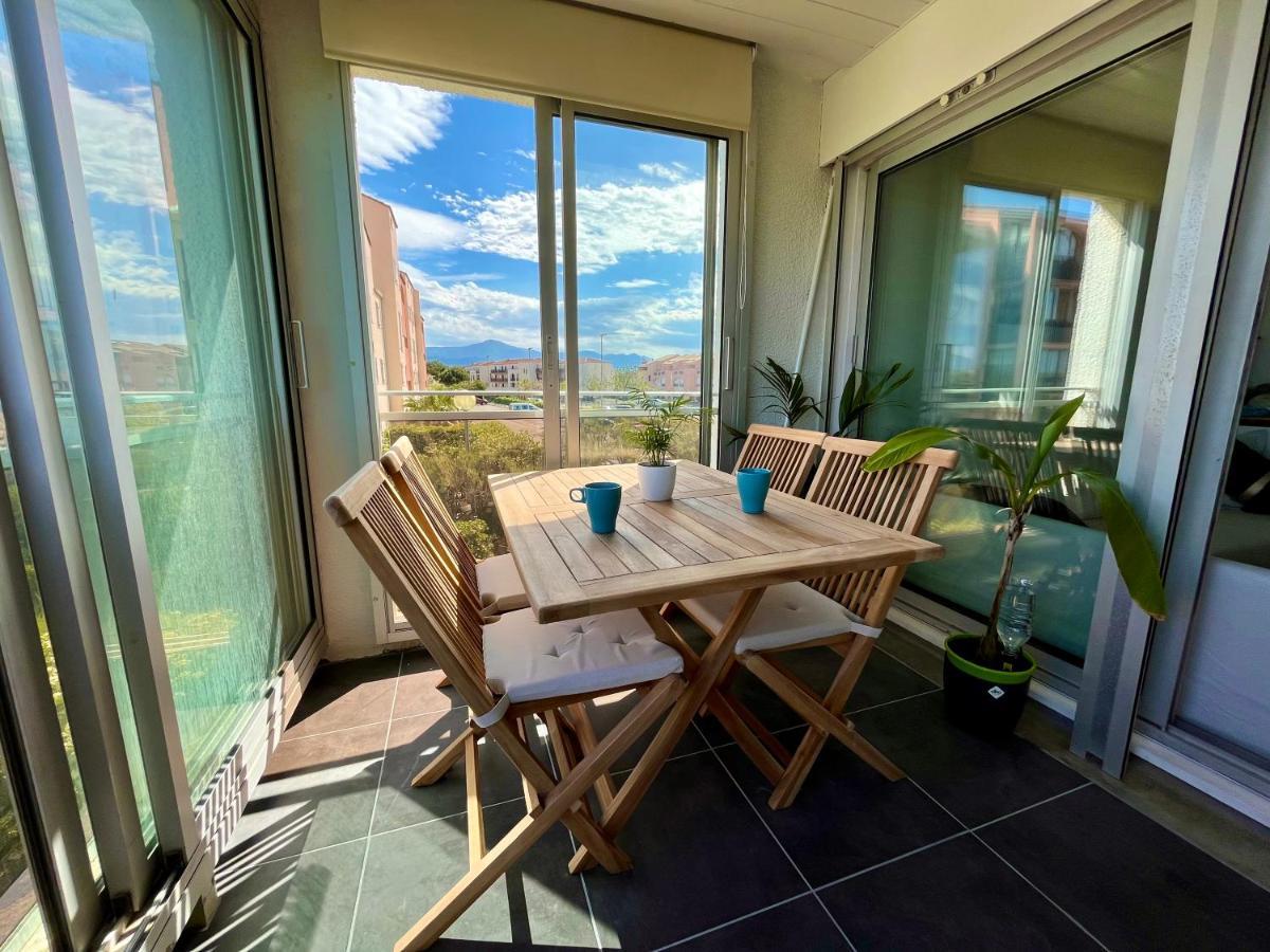 Appartement Entre La Lagune Et La Mer Avec Piscine, Direct Plage, Vue Partielle Mer Saint-Cyprien  Exterior photo